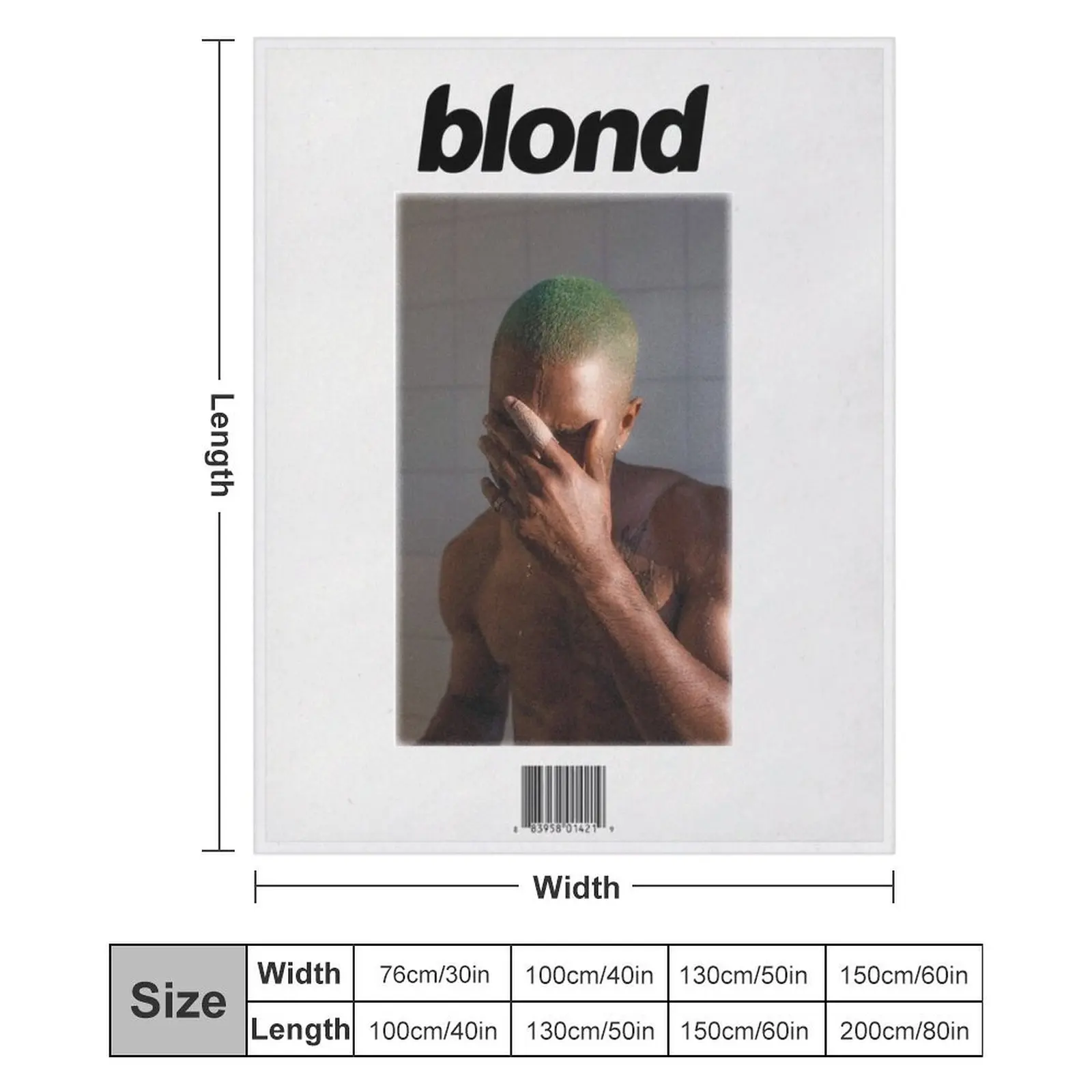 Блондинка Фрэнк Океан Альбом Зернистое Винтажное Ретро Пледы Тонкие Одеяла