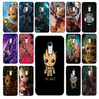i am groot marvel phone case for redmi 5 6 7 8 9 a 5plus k20 4x s2 go 6 k30 pro