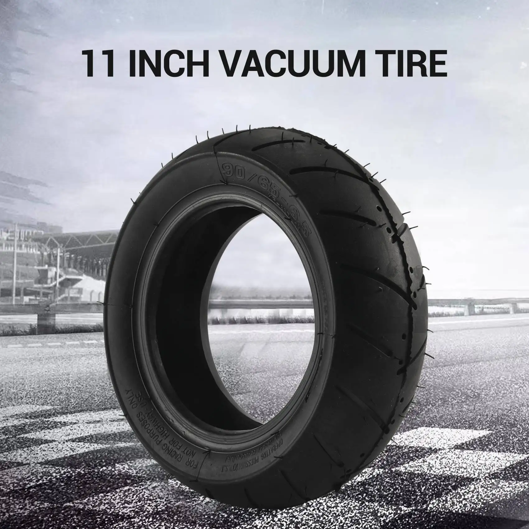 

90/65-6.5 Tubeless Tyre 11 Inch Vacuum Tire for Electric Scooter, 47Cc 49Cc Mini Motorcycle Accessories