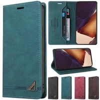 for samsung galaxy note 20 note 20 ultra note 10 note 10 pro note 9 note 8 s22 s21 s20 s10 wallet anti theft brush leather case