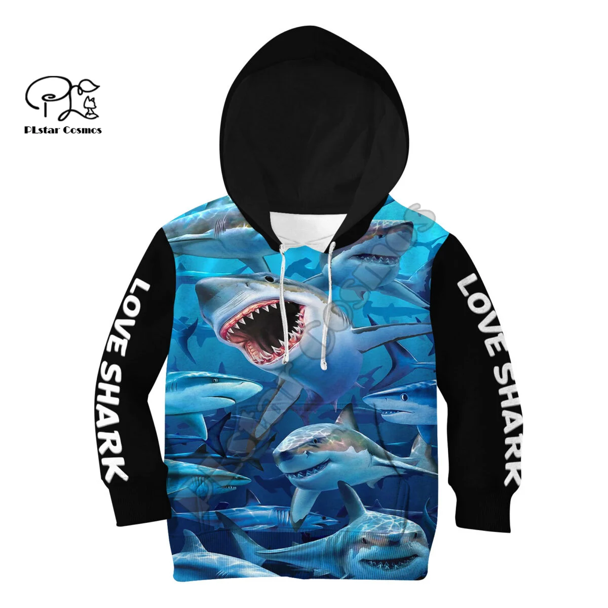 

Animal Sea Shark Fishing Tattoo Custom Name 3DPrint Boy&Girl Jacket Tracksuit Funny Casual Hoodies Kids Harajuku Family Outfit 9