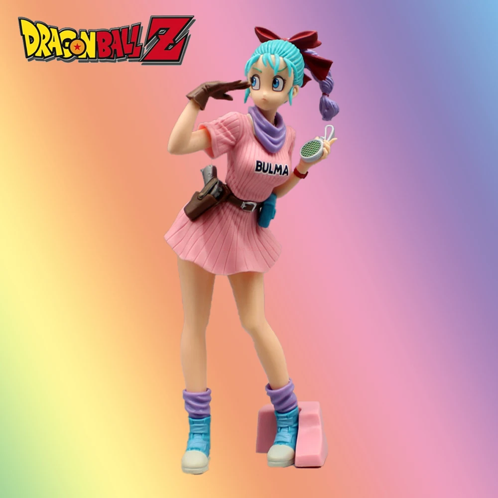 

25cm Dragon Ball Z Anime Figure Bulma Glitter & Glamours Figures GK Action Figurine PVC Statue Model Doll Collectible Toy Gifts