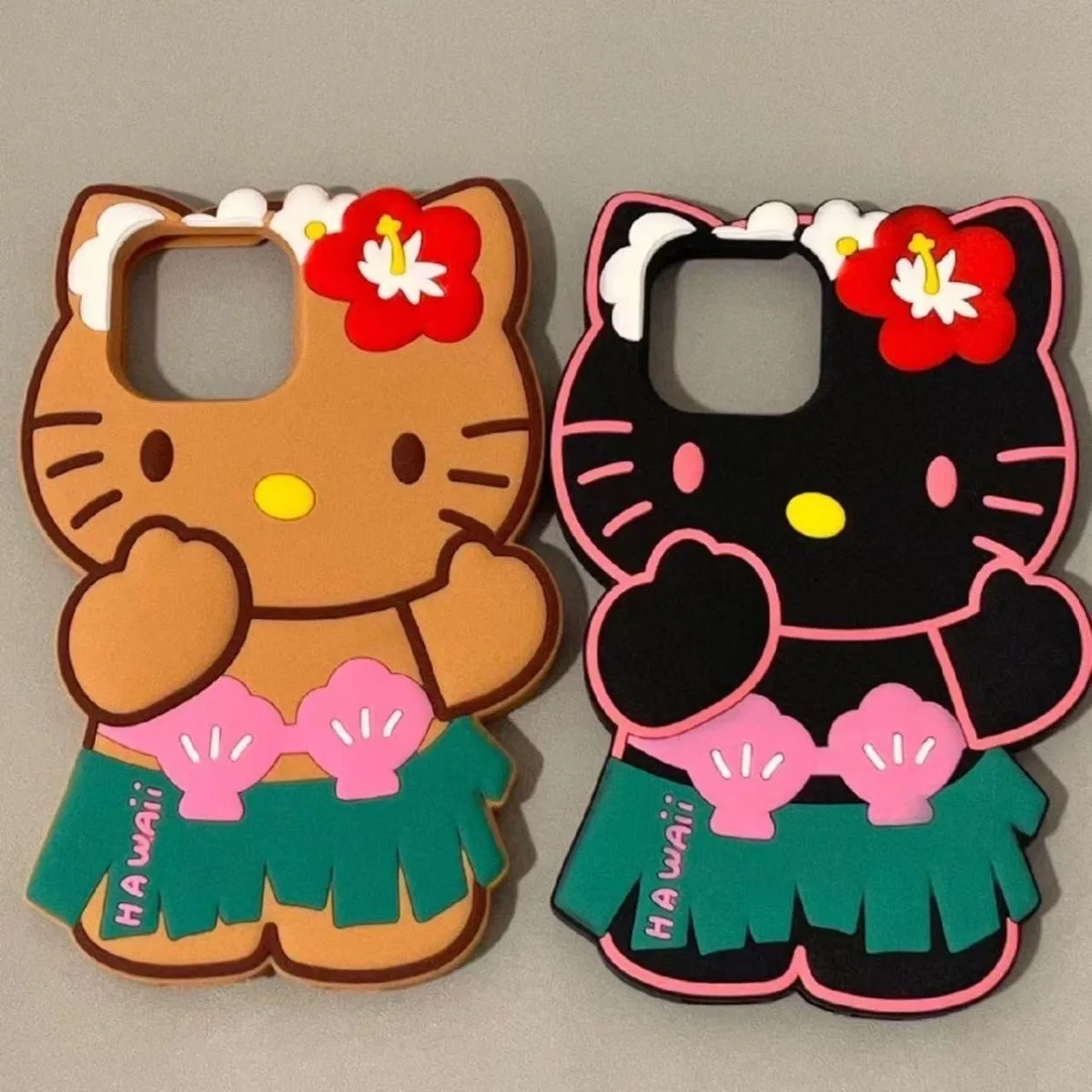 

Fashion Stereoscopic Sanrio Hello Kitty Sexy Phone Case for IPhone 14 13 12 11 Pro Max 14 Pro Anti-drop Silica Gel Soft Cover