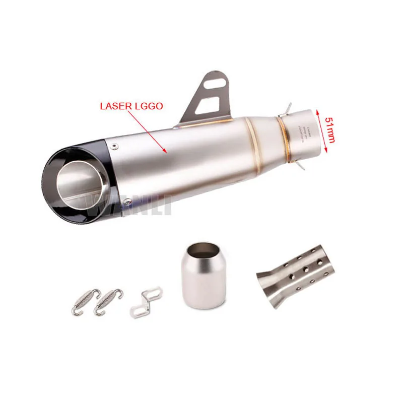 

Универсальная Мотоциклетная Выхлопная Система Project 51 Мм 60 Мм С DB Killer Для Honda YZF R6 R3 R25 MT07 MT09 Z400 Z900 Z65...