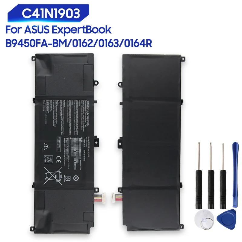 Фото Новый аккумулятор 66Wh C41N1903 для ASUS ExpertBook B9 B9450 B9450F B9450CEA B5302FEA B9450FA-BM/0162/0163/0164R 4335 мАч №1