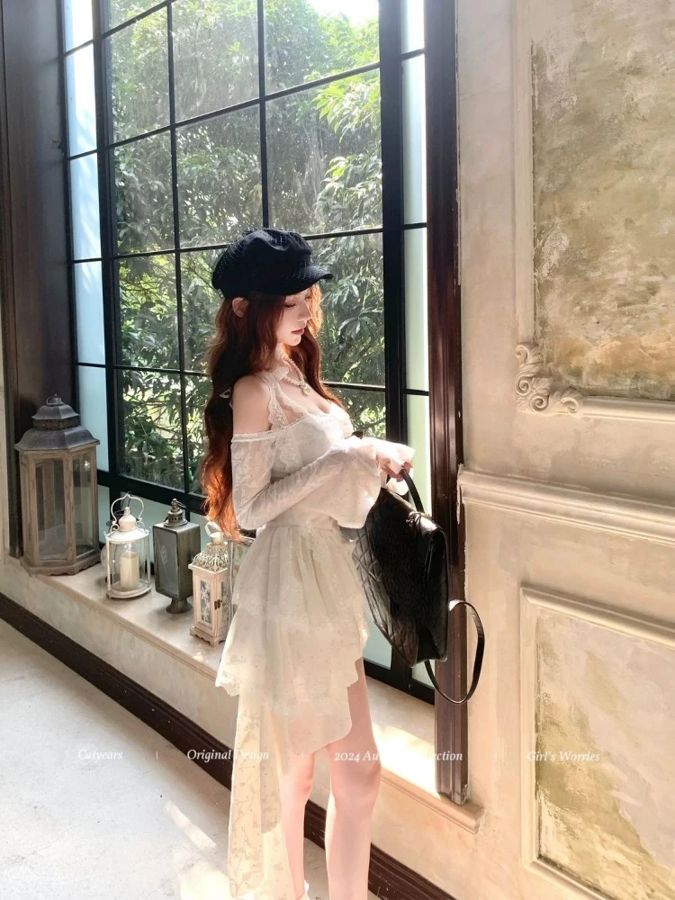 Женское облегающее платье с длинным рукавом Привлекательное бантом открытыми