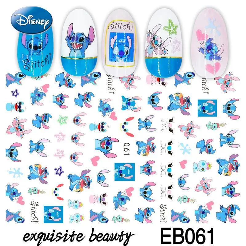 

Disney Cartoon Anime DIY Nail Sticker Mickey Donald Duck Stitch Nail Art Sticker Nail Decoration Self-Adhesive Slider 네일스티커 #