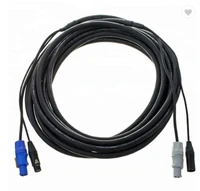 light and sound dmx xlr signal and power cable with split male female connector stage lighting