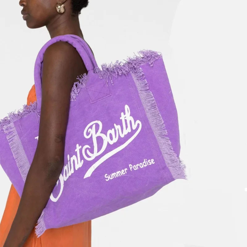 SAINT BARTH 2024 новая женская большая вместительная сумка для отдыха и путешествий