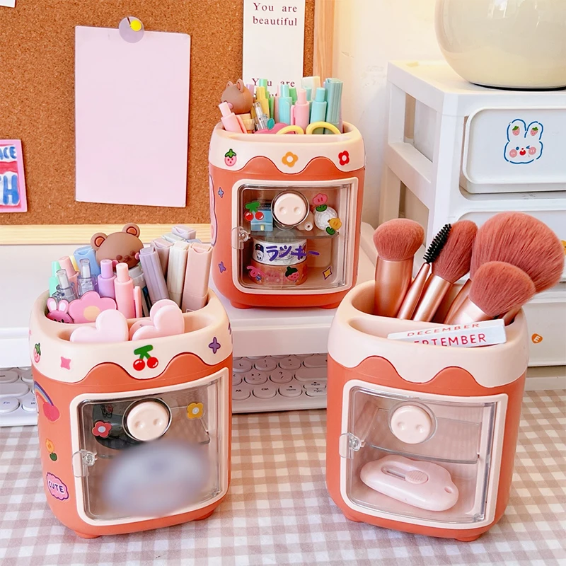 

Cute Creative Fashion Office Storage Box Desktop Multi-function Pencil Holder