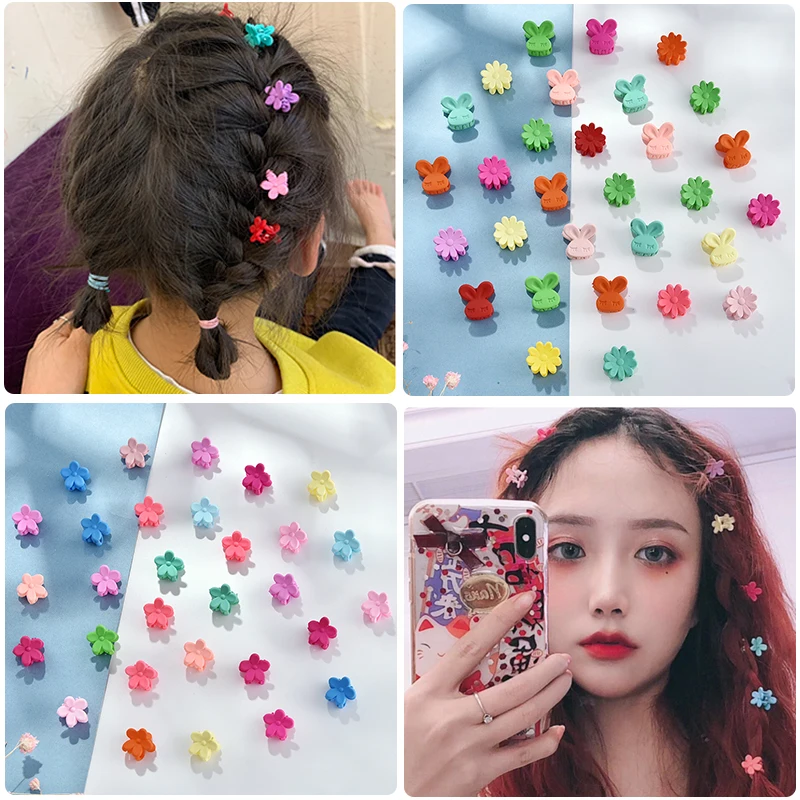 

10/20/30/50 Pcs/Set New Girls Women Cute Flower Crown Animals Baby Hair Claws Children Hairpins Hair Clips Kid Hair Accessories