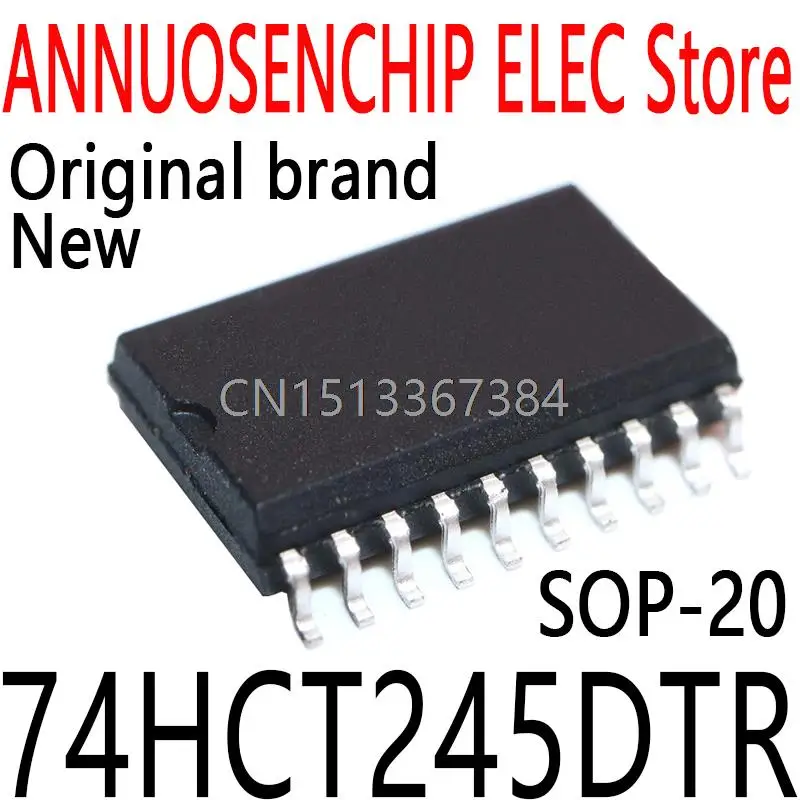 Новые и оригинальные модели 74HCT245D 74HCT245 SOP-20 74HCT245DTR, 10 шт.