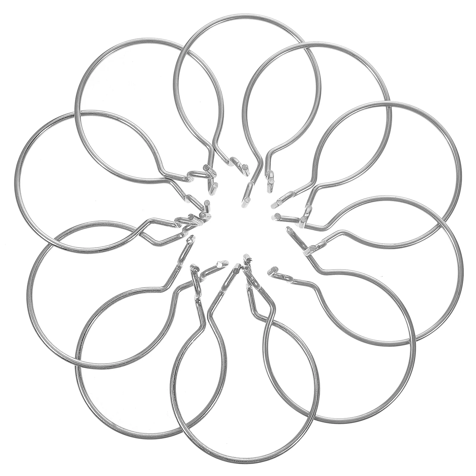 

10 Pcs Peg Board Hook Pegboard Hooks Holder Cup Hangers Metal Clothes Rack Ring Garage Pegs Shelving Iron