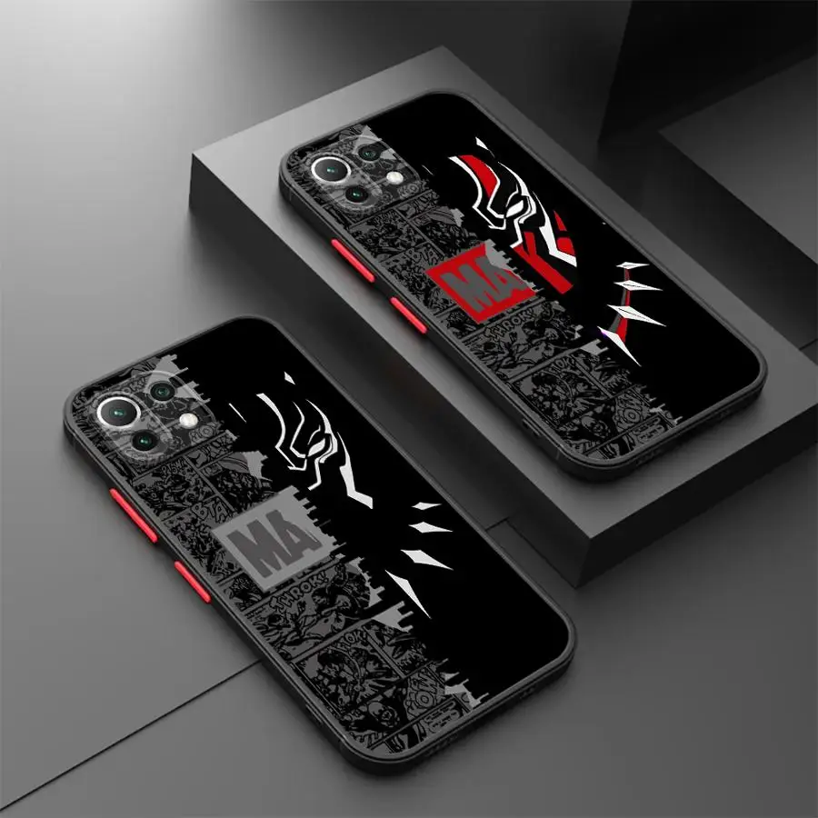Чехол для телефона Marvel Panther Xiaomi Mi 11 Lite 12T Pro 12 13Lite 14Pro 9T 10T 11t 13Pro 5G противоударный