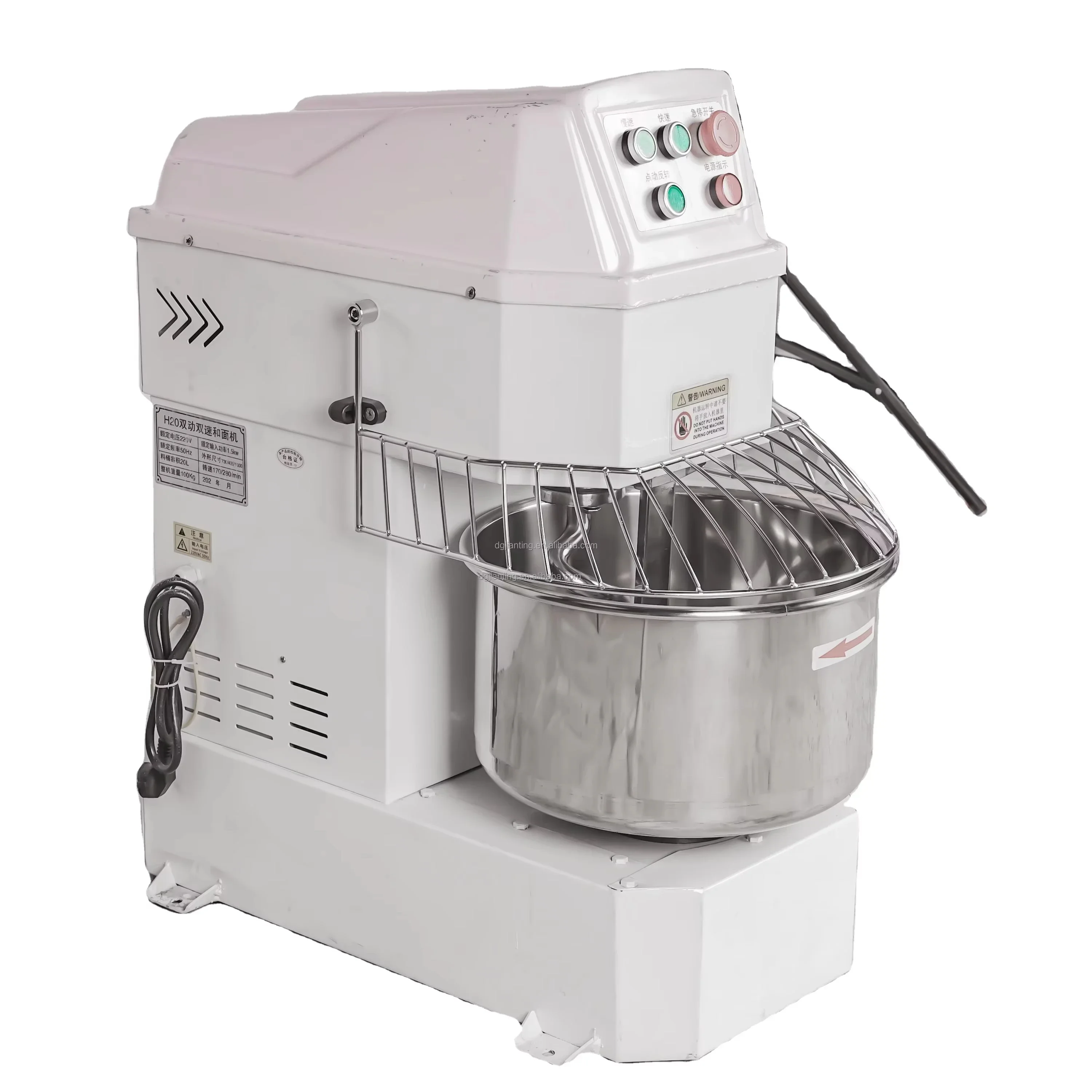 Автоматический спиральный миксер ХМДжа для теста 30л 220В