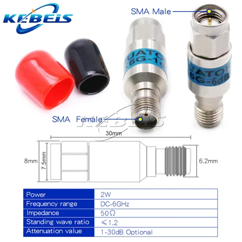 KEBEIS SMA тип 2Вт Атенюатор 1-30 дБ