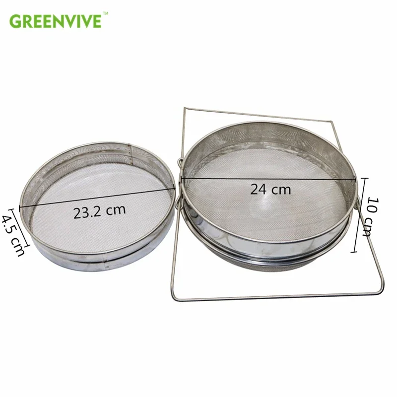 Двойное сито инструменты для пчеловодства сетчатый фильтр примесей садовые