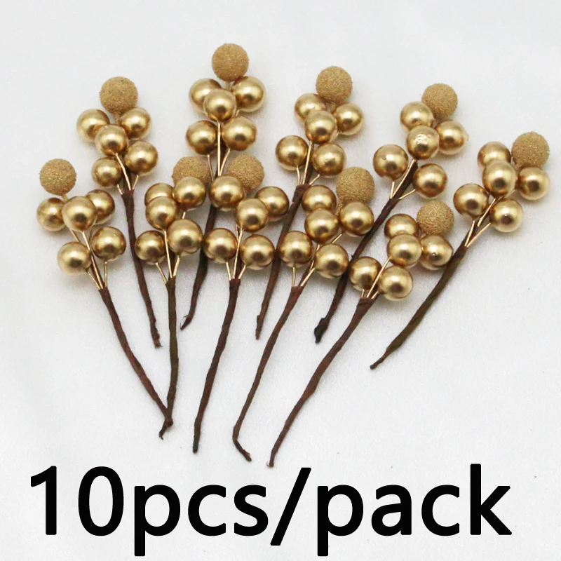 

Декоративные ягоды для ёлки RIBBON HOUSE, 10 шт.