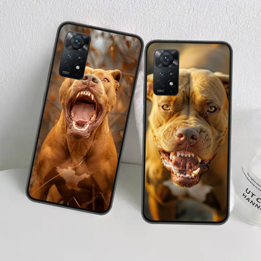 Чехол для телефона Pit Bull Lovely Pet Dog Pitbull Xiaomi Redmi Note 12 Plus 12S 11 11T Pro 5G 11E 11S 4G 10 10S 9 9S 9T 8 8T 7 Cove