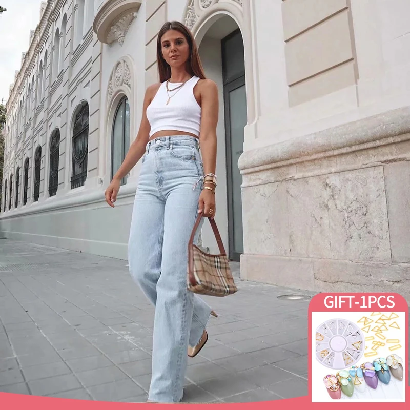 

Casual Straight Pants for Women Loose High Waist Streetwear Bottoms Work Pants Suit Spring Summer 2022 New Office Lady Trousers