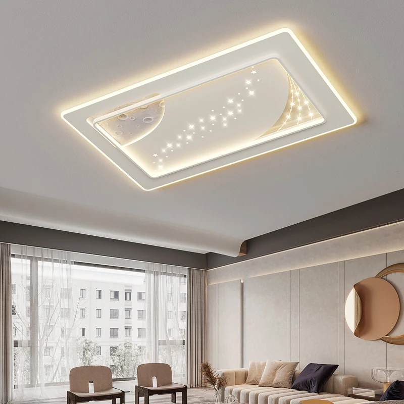 

Современные Простые люстры для гостиной, атмосферные рандобы, роскошное креативное освещение, украшение, потолочный светильник в скандинавском стиле для всего дома