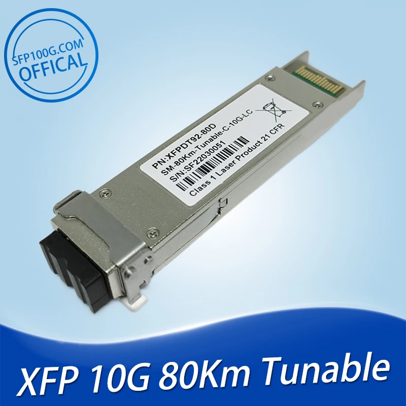 MSA XX-XFP-ZR-OC192 Edgecore ET5302-ZR Finisar ftlx1811 M3 FTRX-1811-3 Force 10G XFP ZR 1550nm 80km XFP module