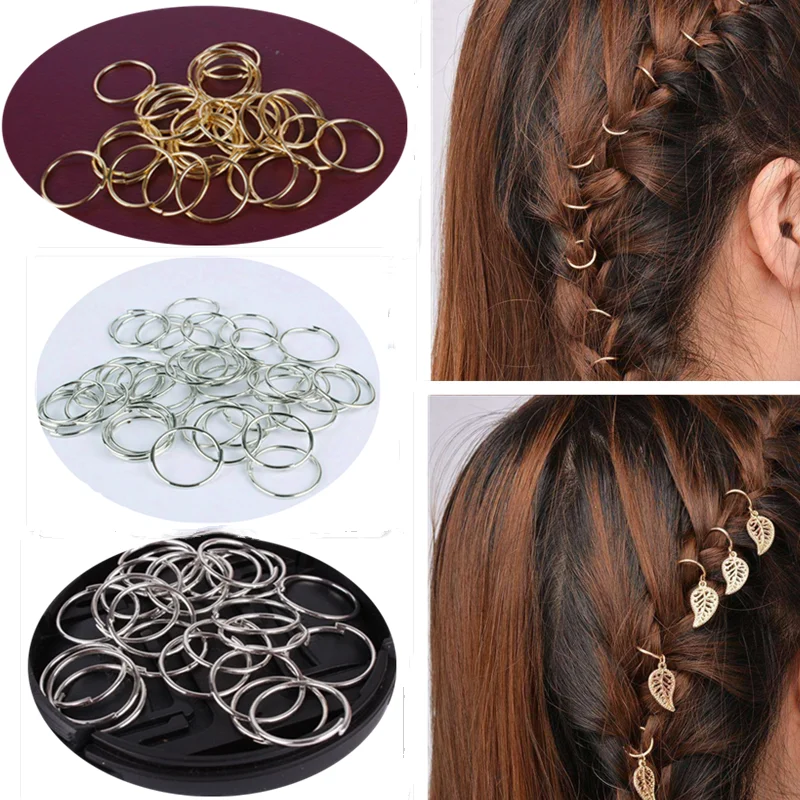 

5pcs/set Hair Charms Hair Braid Dread Dreadlock Hair Beads Clips Cuffs Rings Jewelry Dreadlock Clasps Hair Accessories 49 Styles