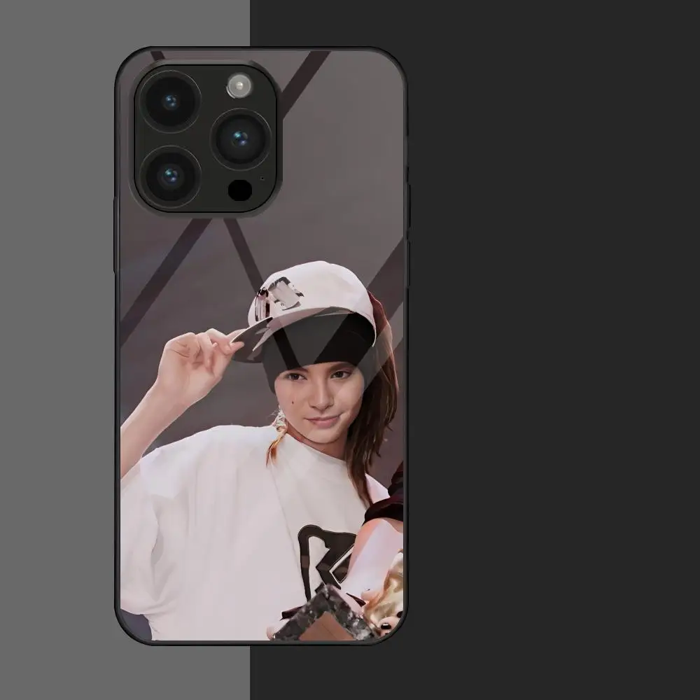 Tom Bill Kaulitz Tokio Hotel MAISTO Mouse Pad Glass Phone Case For Iphone 16 15 14 13 11 12 Pro Max Xr X Xs 8 7 Plus