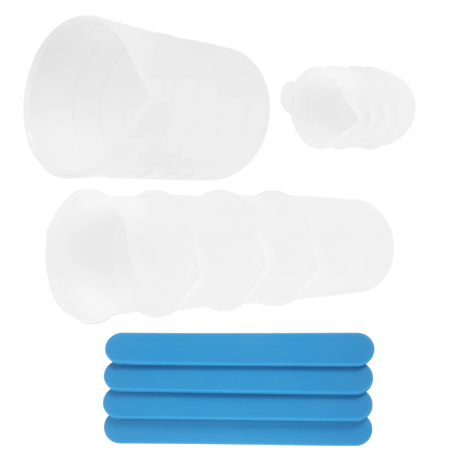Silicone Measuring Cup Set Epoxy Resin Supplies Cups Mixing Tool Kit Stir Sticks