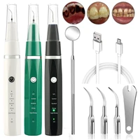 ipx6 dental scaler electric scaler ultrasonic scaler home dental calculus remover teeth whitening portable cleaning tools set