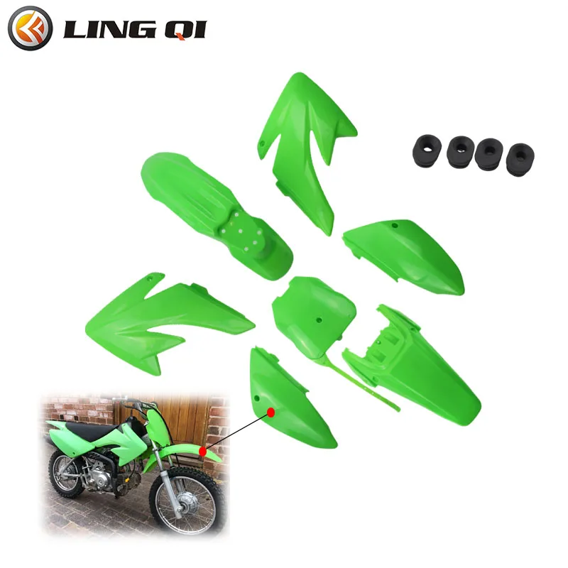 

LESQUE CRF70 Plastic Fairing Body Kit Parts XR70 Plastics Fenders Kit CRF 70 Kit Set For HONDA Pit Dirt Bike Accessories