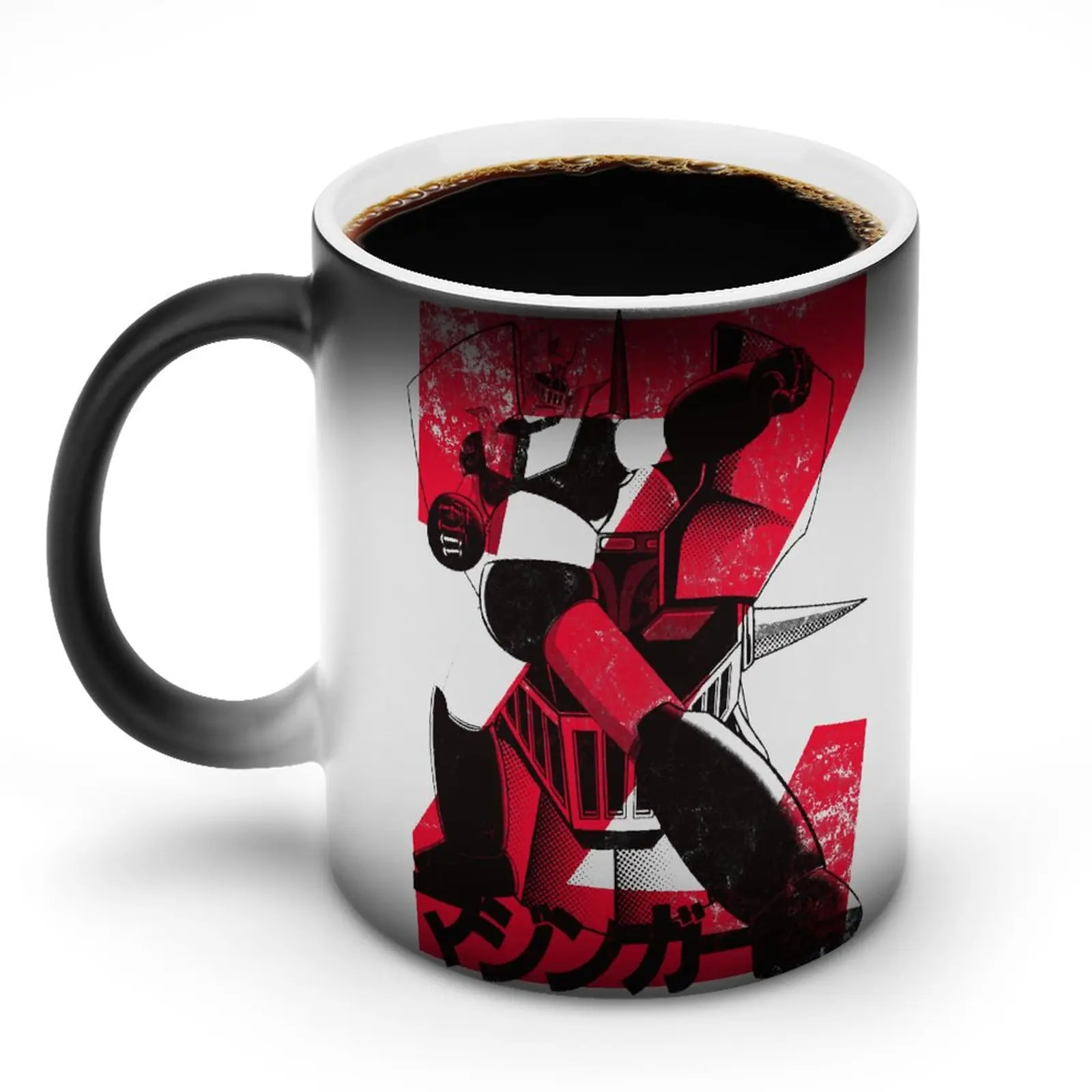 

Mazinger Z кружка, меняющая цвет, дешевая кружка, забавные фарфоровые чашки для чата