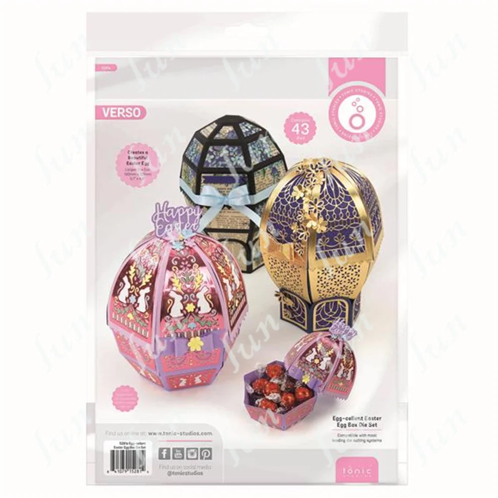

Scrapbook Decorations Easter Egg Dimensional Cutting Dies Molds Sets Embossing Template Diy Scrapbooking Greeting Card Handmade