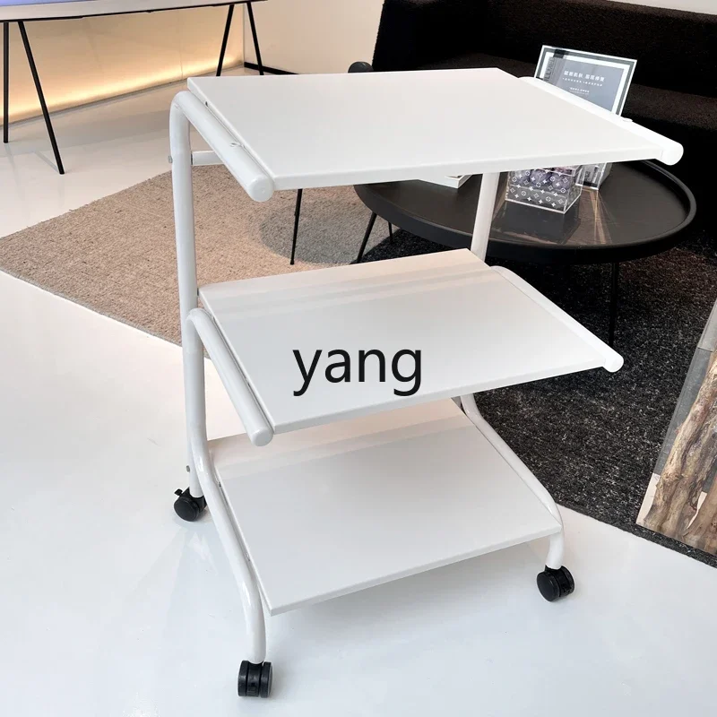 Левая специальная тележка для косметического оборудования с выдвижным ящиком