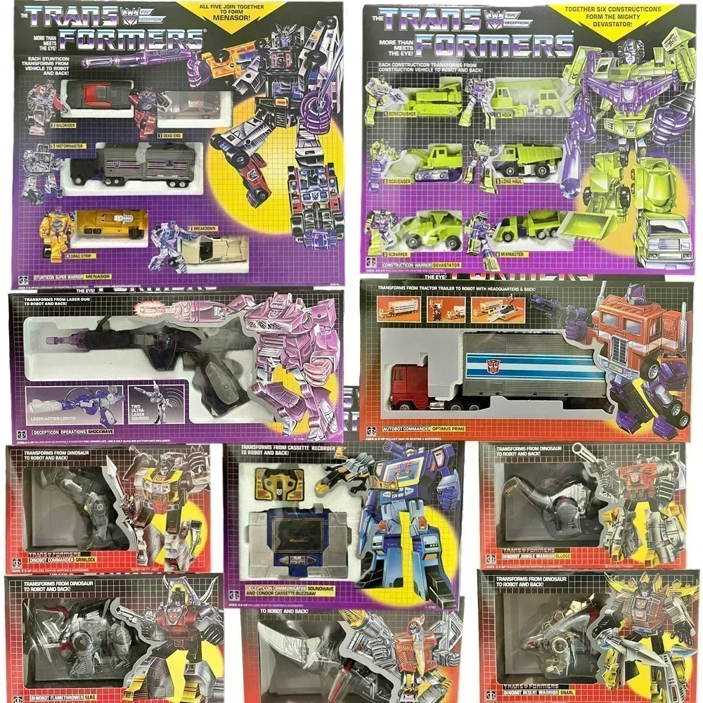 Фото В наличииTransformetion G1 Reissue KO OP Prime Menasor Wheeljack Grimlock Shockwave Insecticions ActionFigure Коллекция игрушек в подарок №1