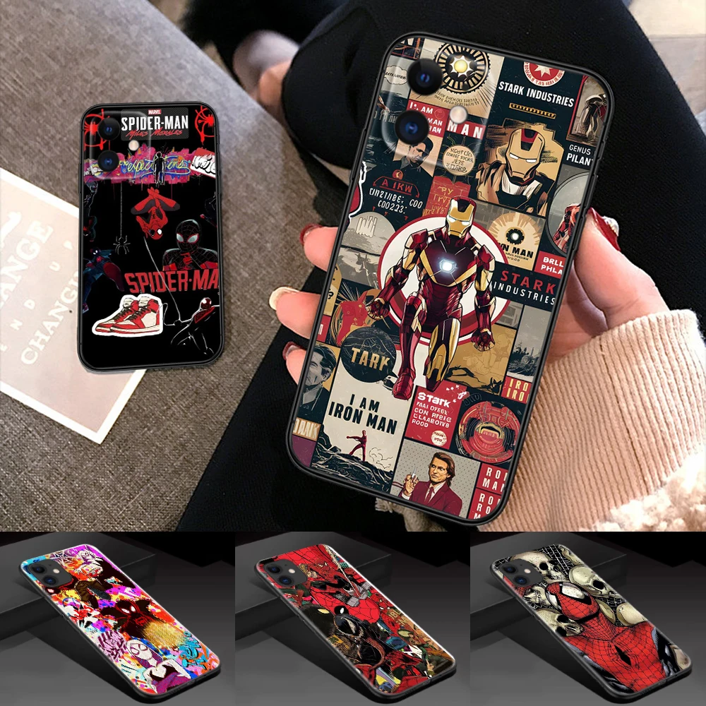 Крутой мягкий чехол Человек-паук для Huawei Y5P Y6P Y7A Y8P Y9A Y6 Y7 Y8S Y9S Y9 Nova 9 9I 4E 5T 7 Mate 10 Lite 20 Pro