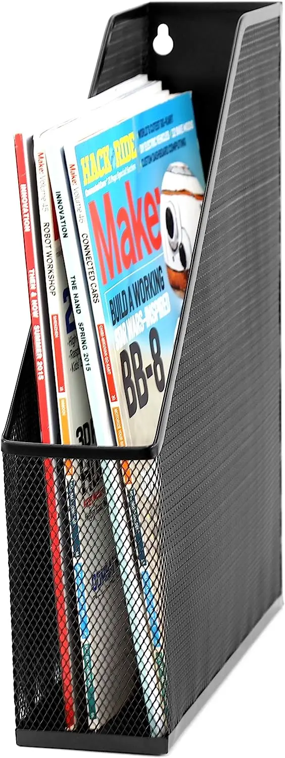 

Magazine File Holder Mesh Steel 31 7 cm x 24 9 cm x 7 6 cm black