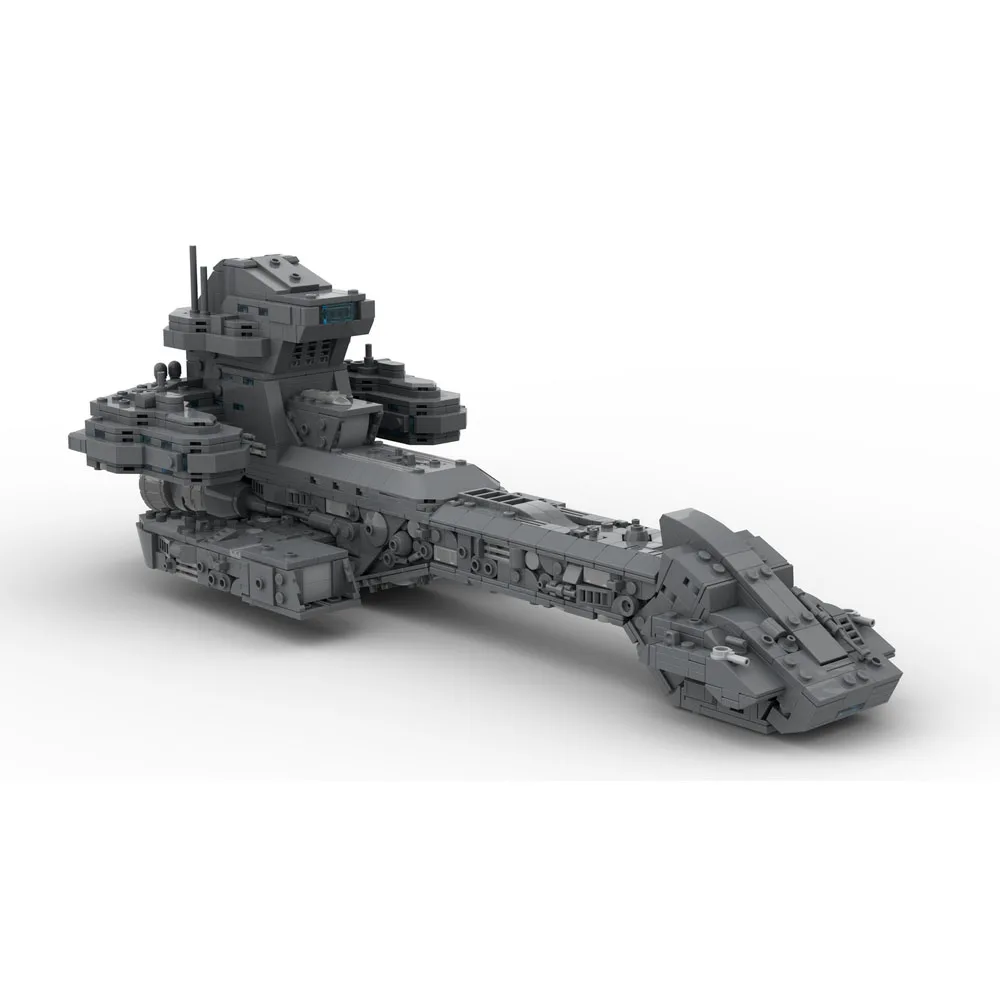 Фото Строительные блоки MOC Space Movie Stargate X-303, модель космического корабля Prometheus, набор кронштейнов для сборки, технологическая игрушка, детский подарок №2