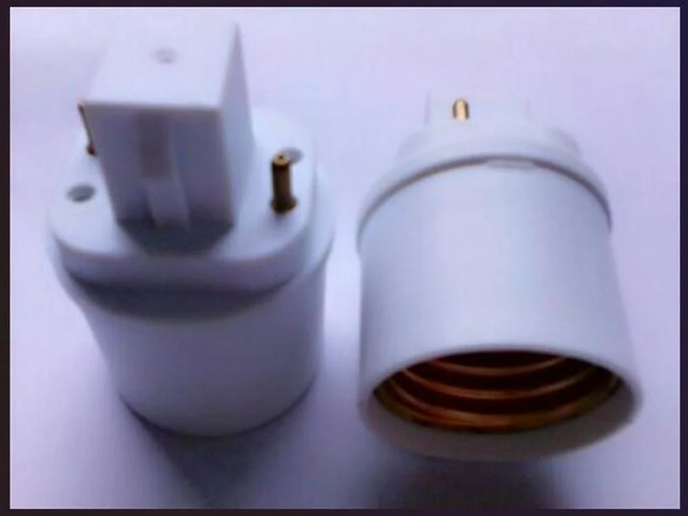 

15 шт./партия, адаптер для светодиодной лампы G24-E27, 85-265 в