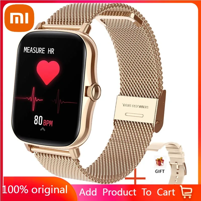 

Смарт-часы Xiaomi женские и мужские сенсорные с цветным экраном 1,69 дюйма