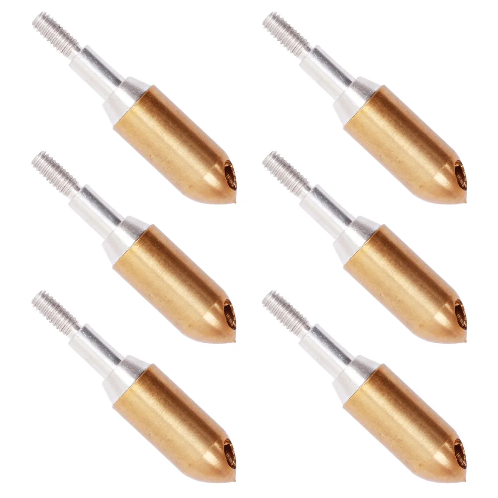 

Honk Arrow 6*Archery Arrow 6 Pieces Bow And Arrow Copper Points & Arrowheads Whistle Screw-In Point High Quality