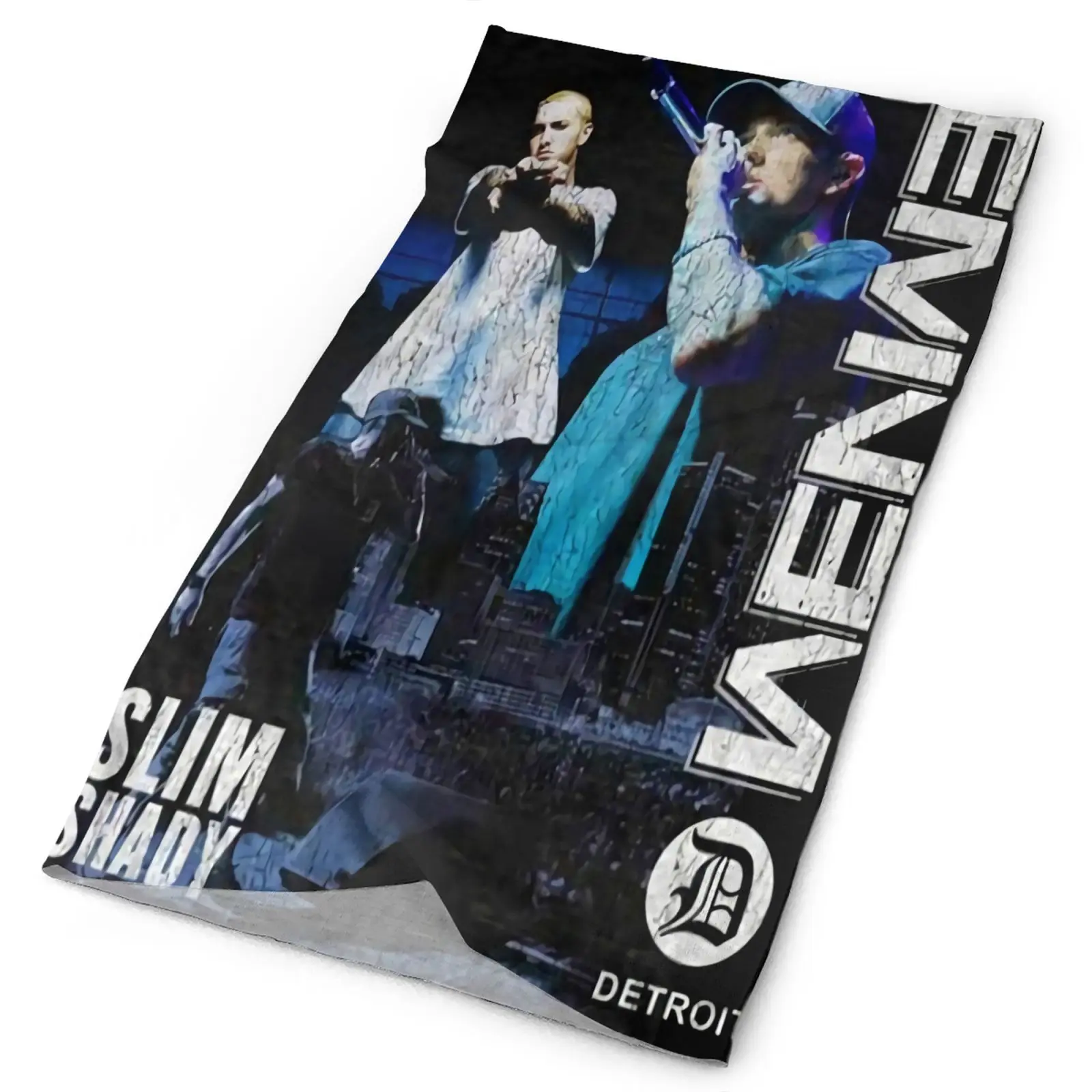 

Тонкая темная Мужская бандана Eminem для прямой трансляции фото, тактические аксессуары, походный шарф, шарф, женский и мужской шарф для охоты, ...