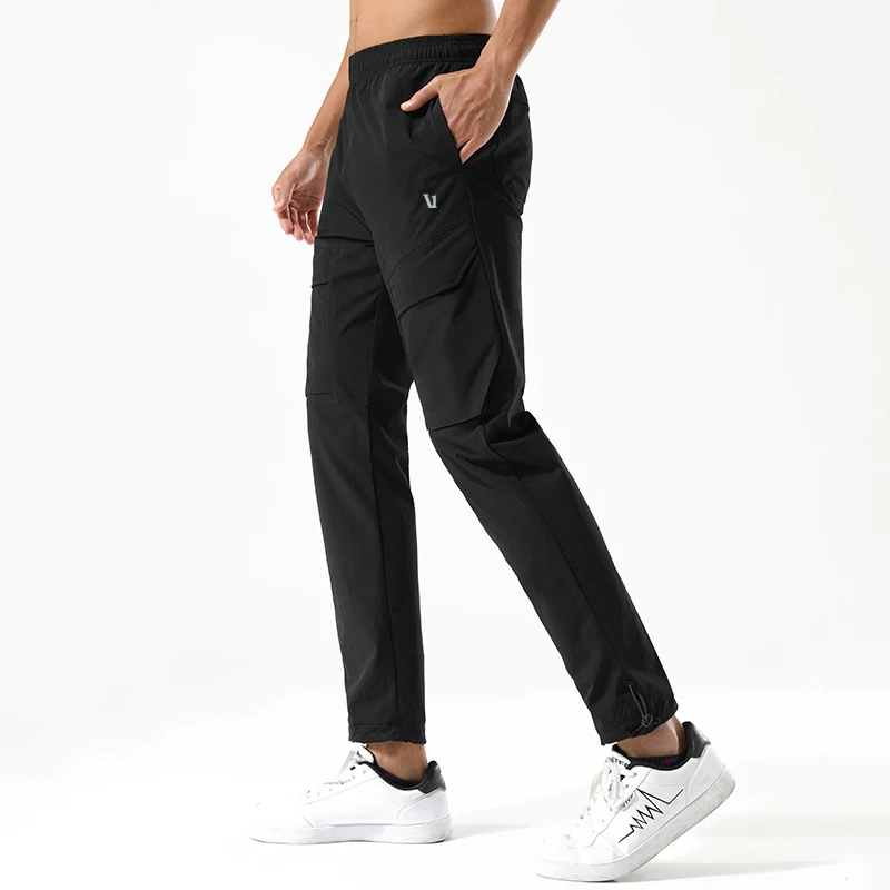 Vuori Sports Pants Stretch Jogging Pants Fitness Training Pants Mountaineering Pants Men Multi Pocket Street Trend Cargo Pants
