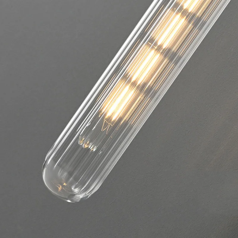 Настенная лампа из меди E14 прозрачное стекло для спальни фойе бра металлические