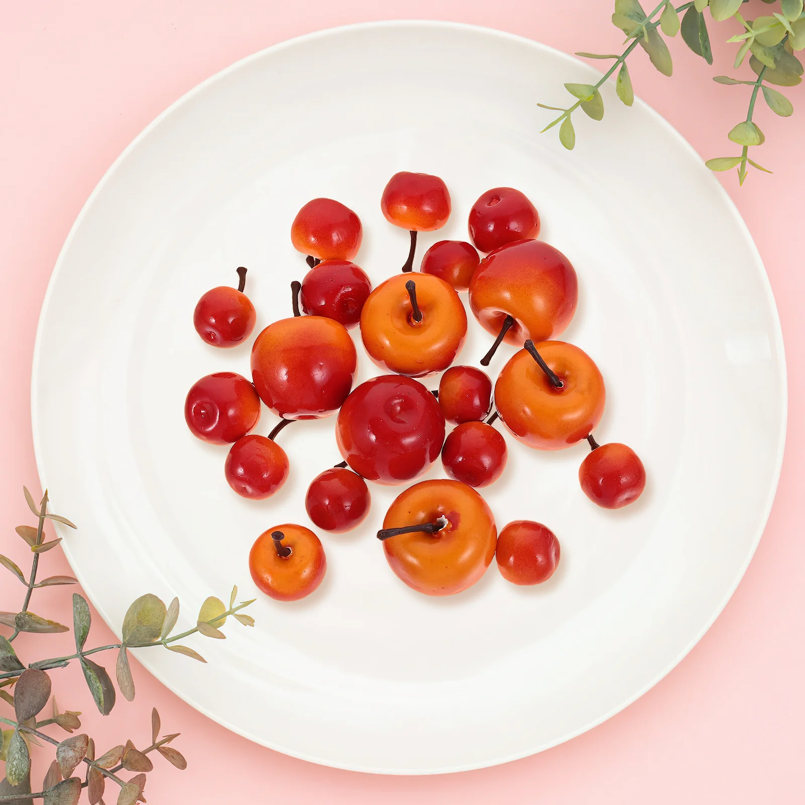 

20 Pcs Photo Prop Artificial Apple Fruits Fake Foams Decoration Simulated Apples