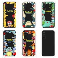 pokemon pikachu squirtle bulbasaur snorlax phone case for huawei nova 6se 7 7pro 7se honor 7a 8a 7c 9c play