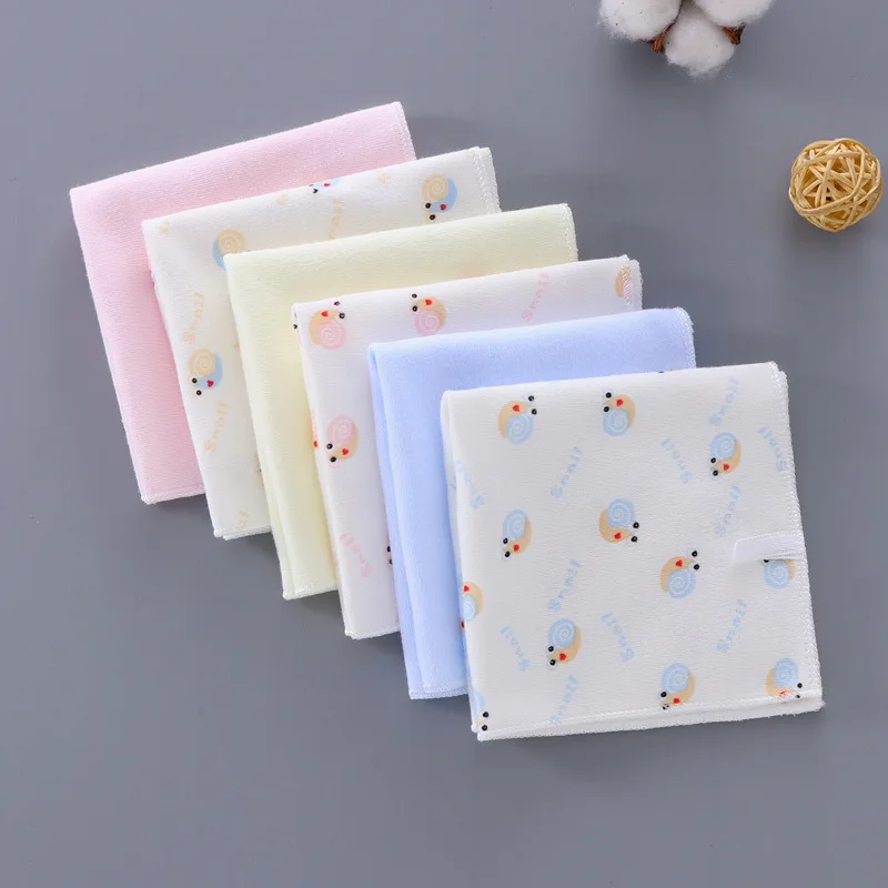 6pcs/pack Baby Washcloth Cotton Newborn Towels Saliva Towel Nursing Bath Stuff for Newborns |