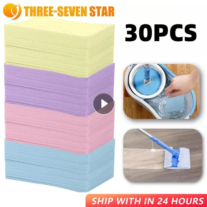 

30pcs Floor Cleaner Water Soluble Cleaning Sheet Mopping The Floor Wiping Wooden Floor Tiles Toilet Cleaning Household