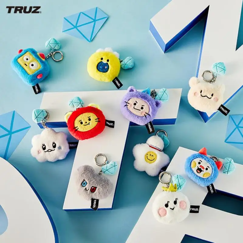 Милый мультфильм Kawaii TRUZ голова игрушка кулон мини-кукла автомобильный брелок