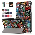 Чехол для Samsung Galaxy Tab A8, чехол T290, T295, Ультратонкий чехол для планшета, тройного сложения, Жесткий Чехол для Tab A 8 2019, A8, флип-чехол